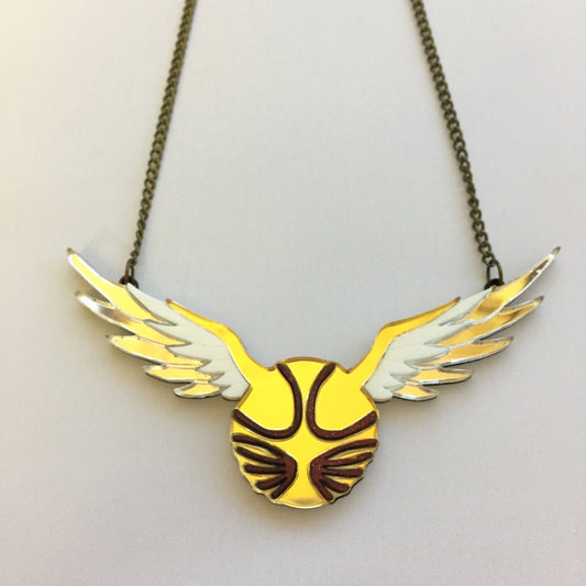 Golden Snitch necklace