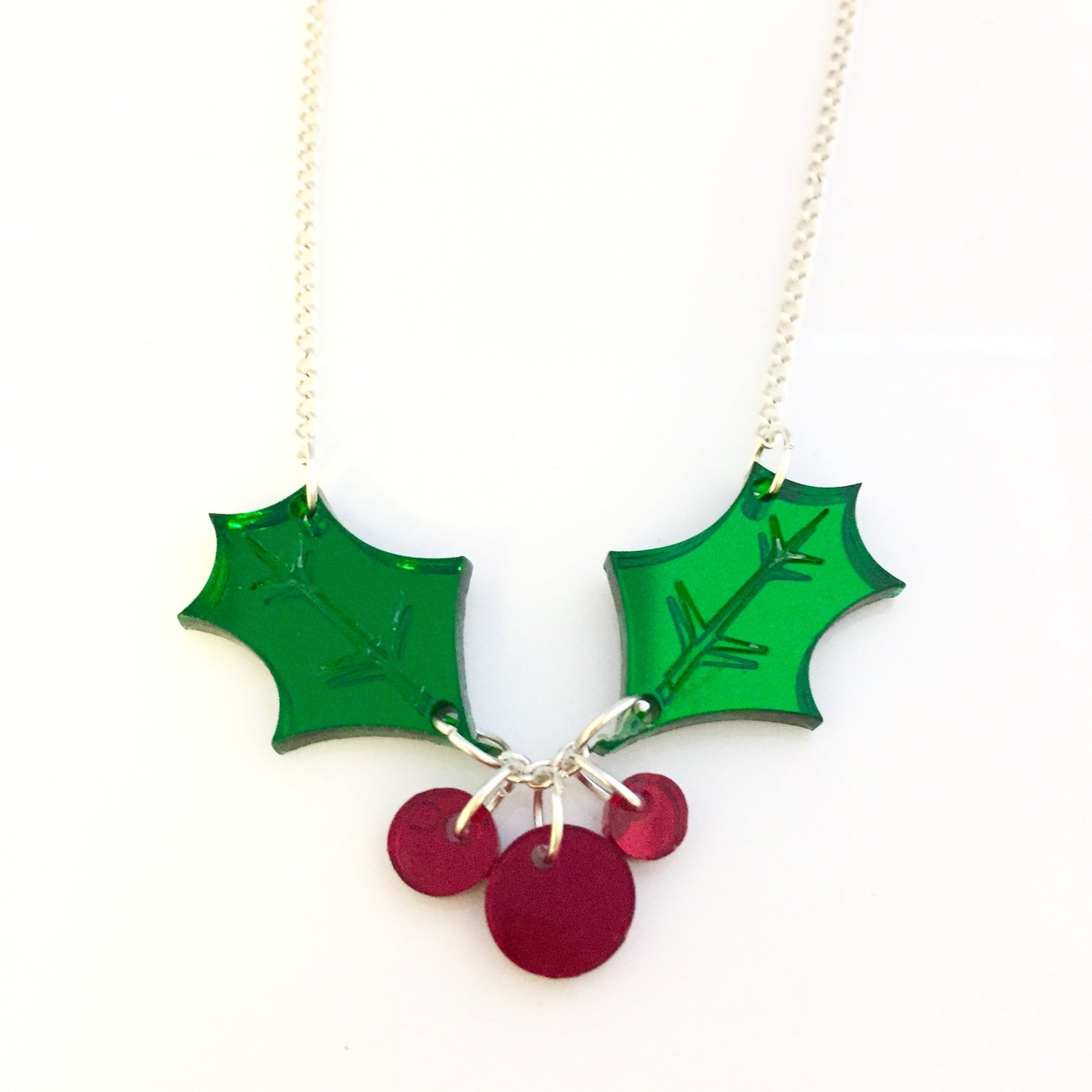 Holly berry necklace