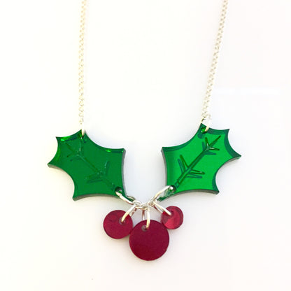Holly berry necklace