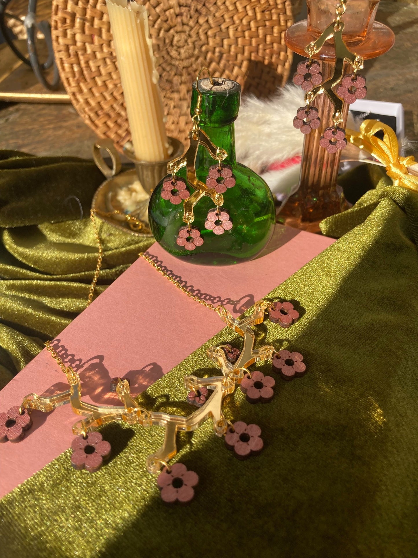 Spring blossom necklace