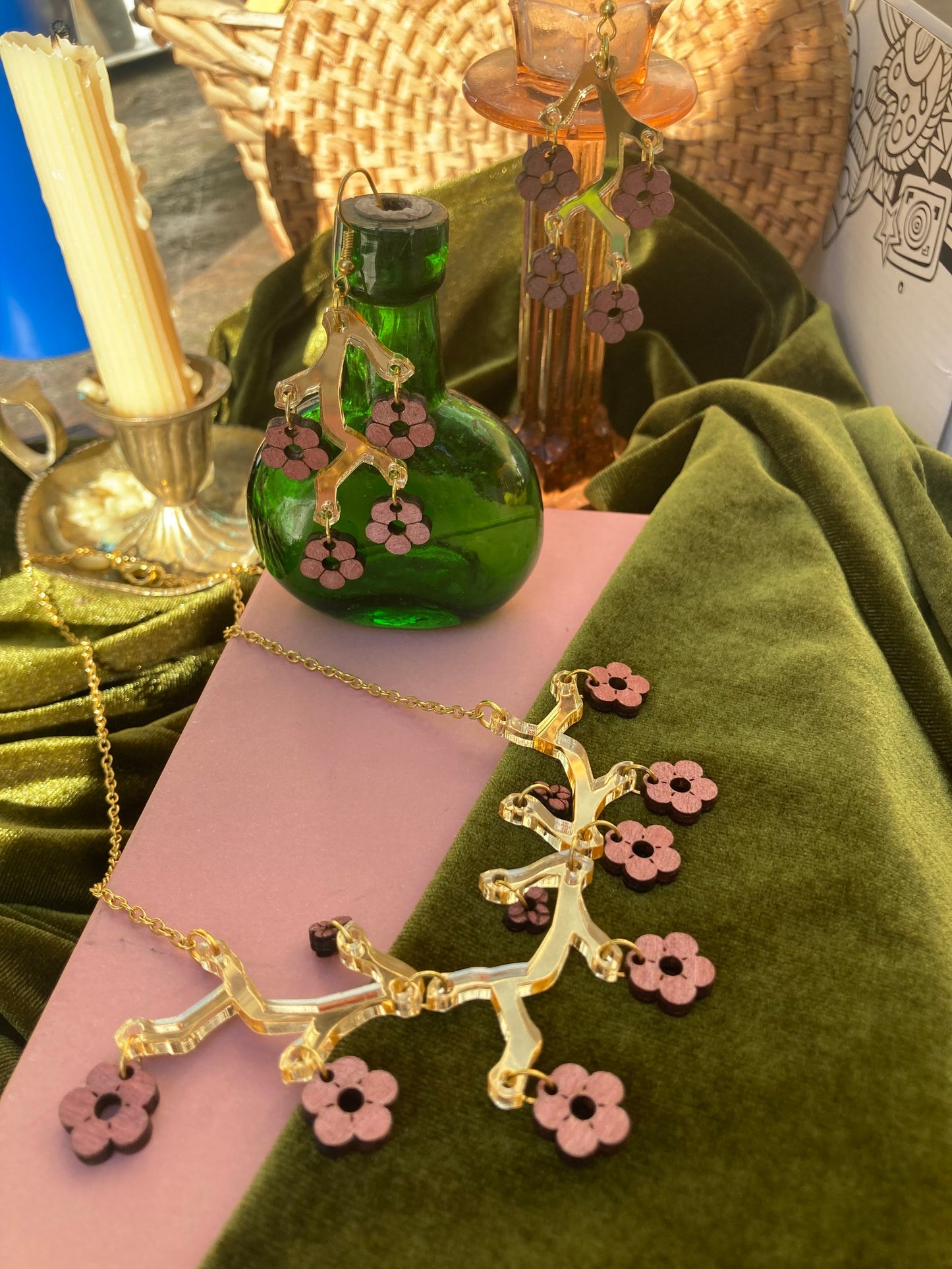 Spring blossom necklace