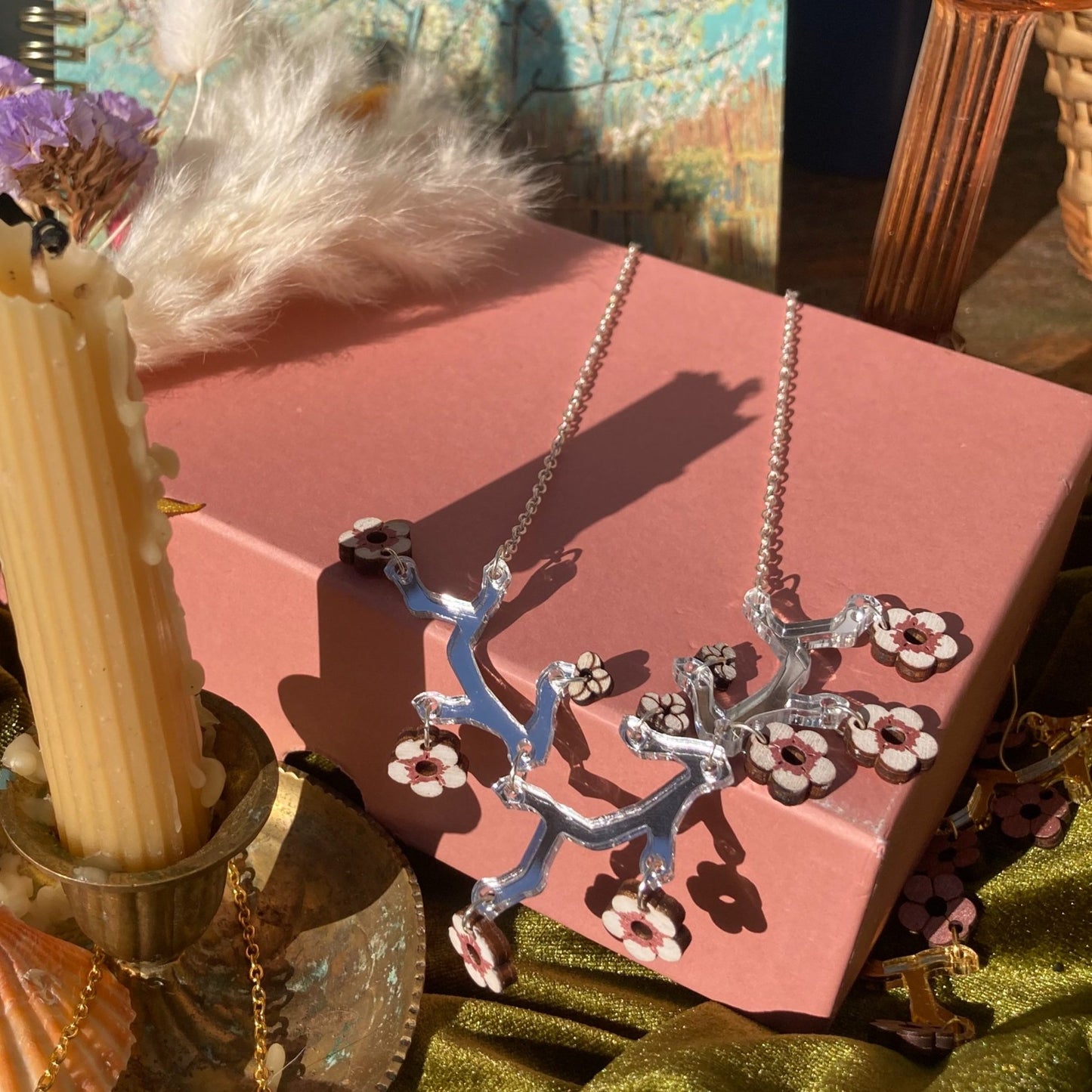 Spring blossom necklace