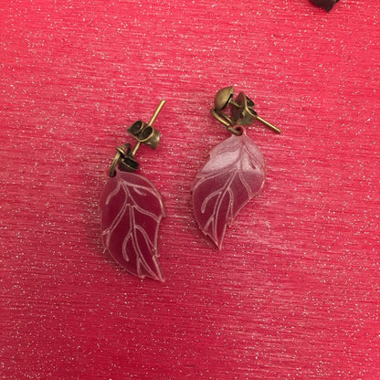 Autumn leaf earrings