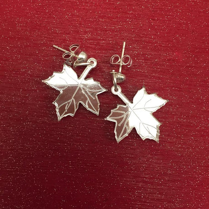 Autumn leaf earrings
