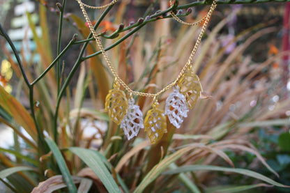 Hop Flower Charm Necklace