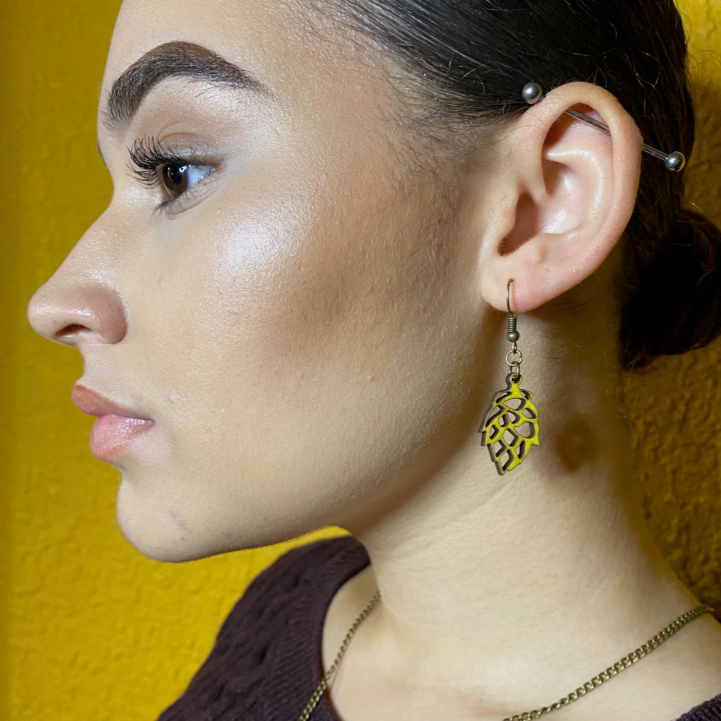 Hop Flower Earrings