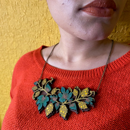 Beer Hop Statement Necklace
