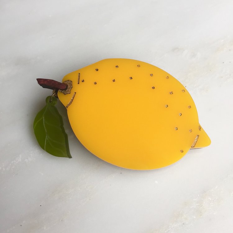 St Clements juicy fruit brooch