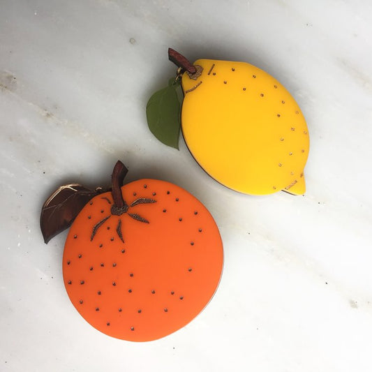 St Clements juicy fruit brooch