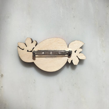 St Clements oranges or lemons brooch
