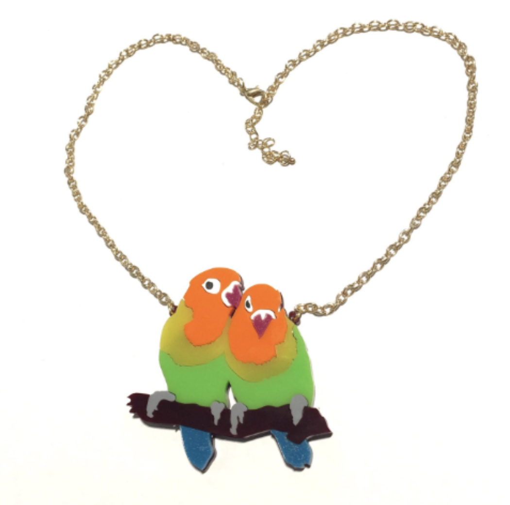 Lovebirds necklace