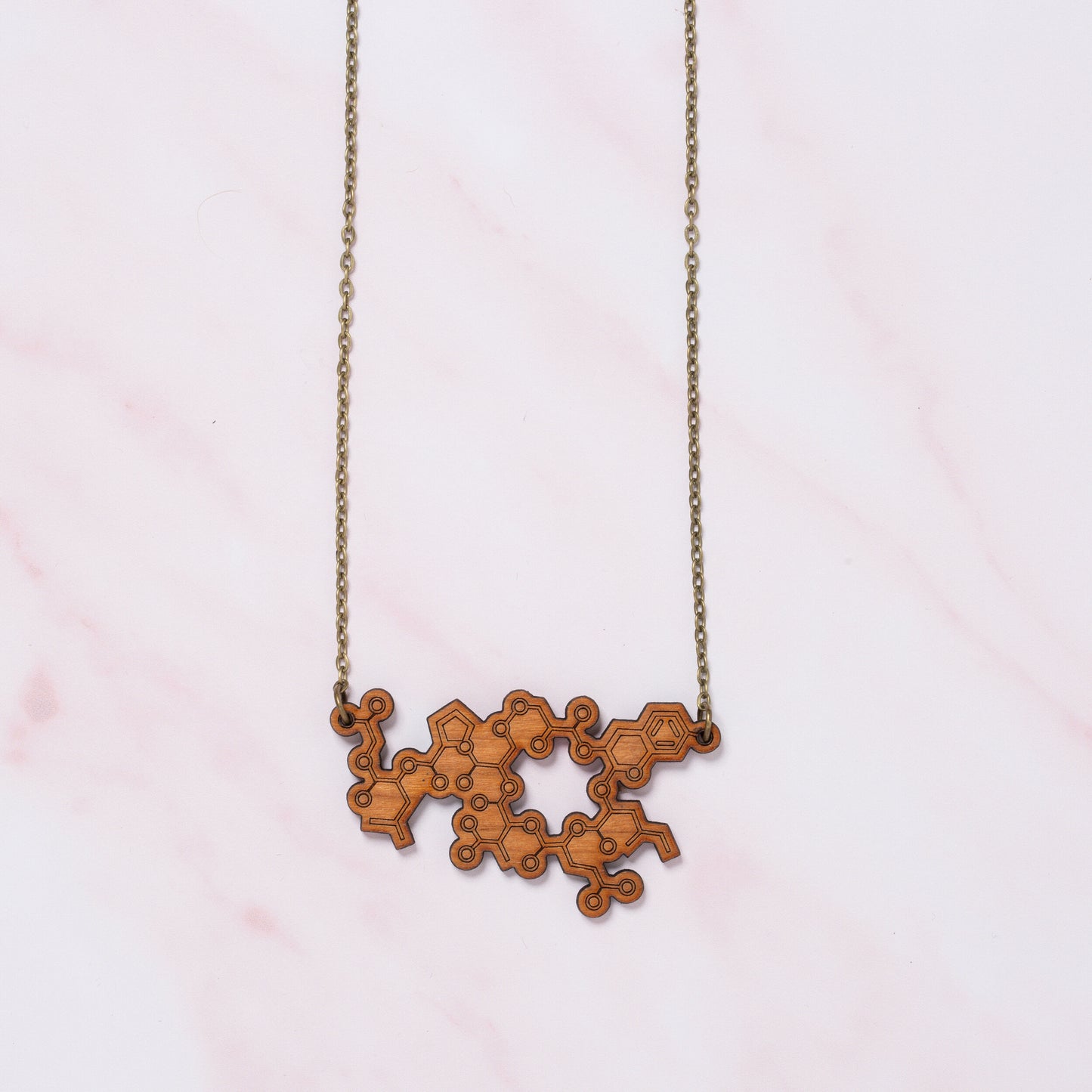 Oxytocin molecule necklace: 'the love chemical'
