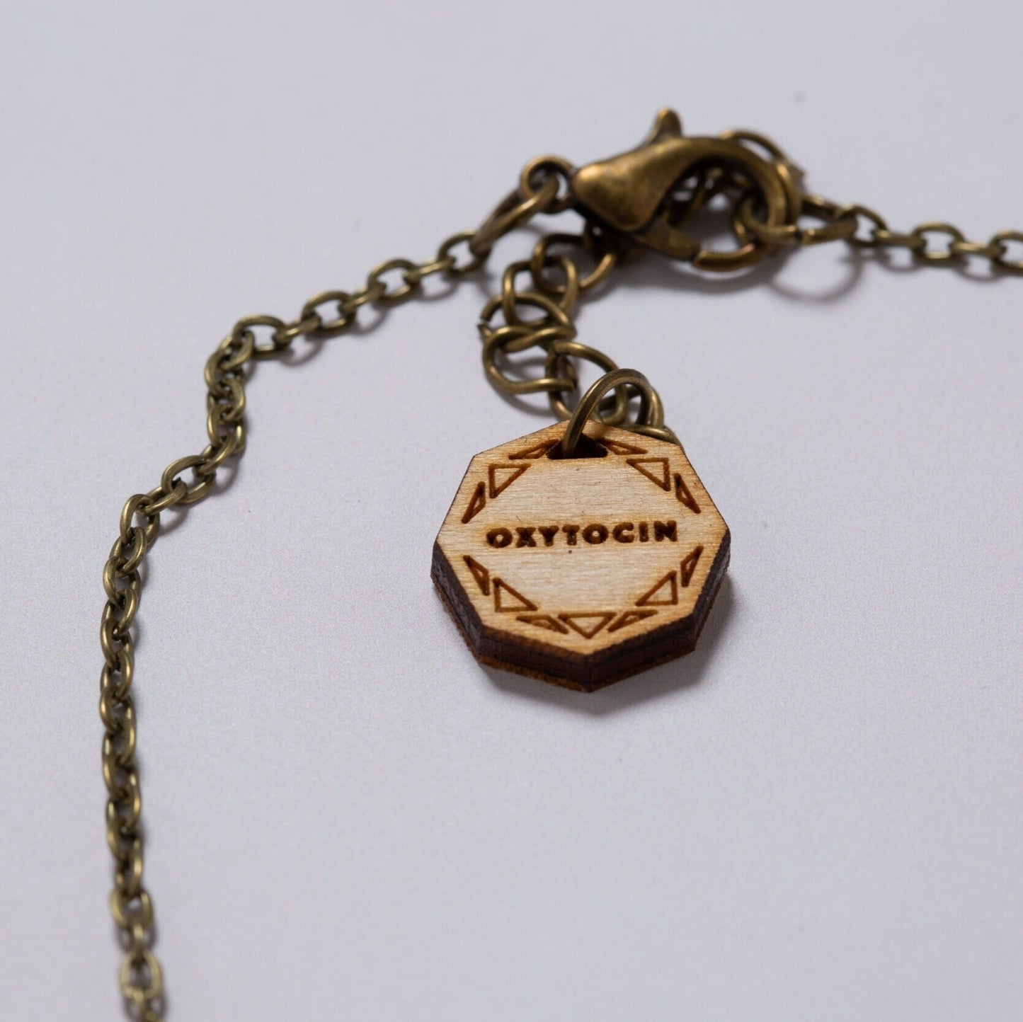 Oxytocin molecule necklace: 'the love chemical'