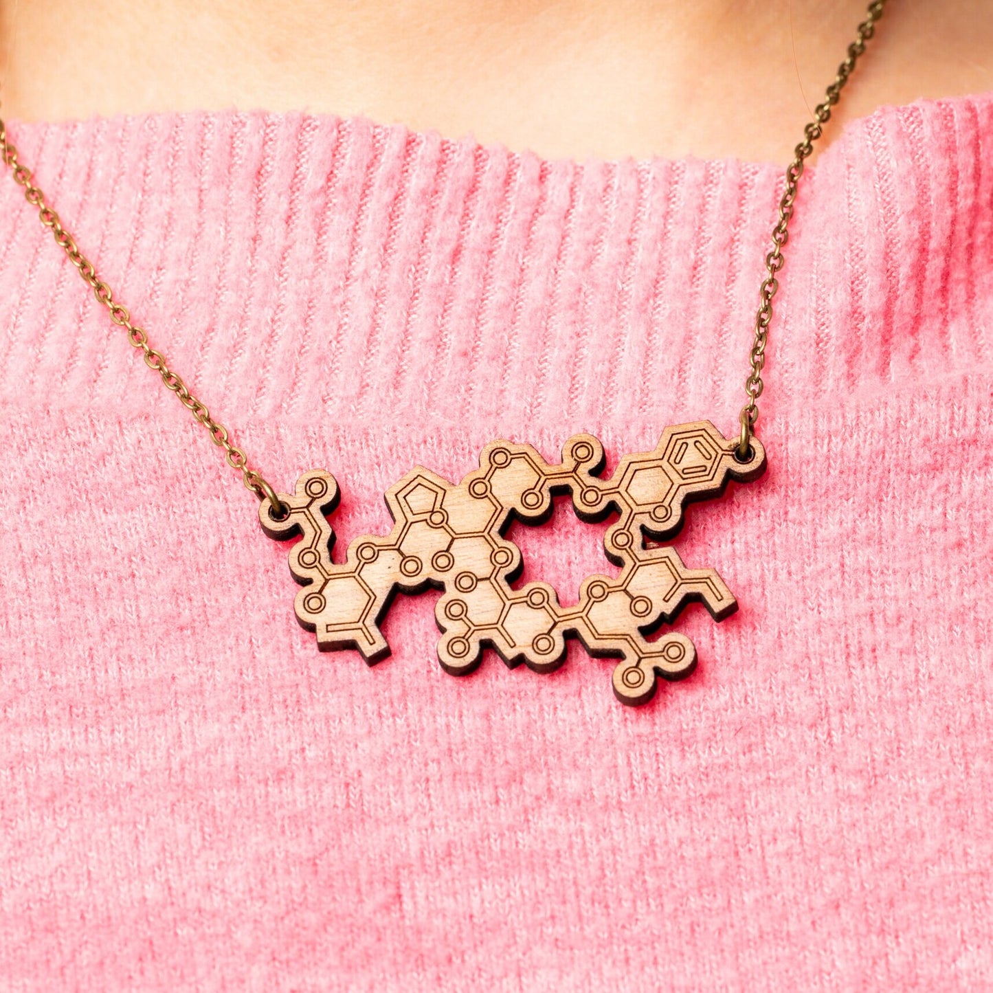 Oxytocin molecule necklace: 'the love chemical'