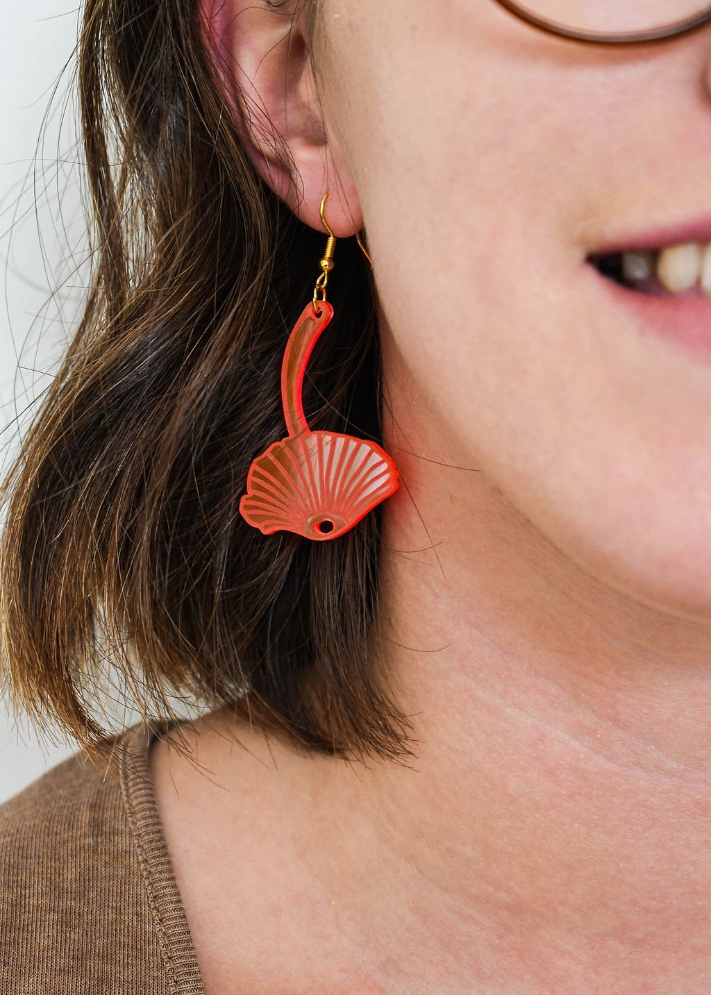 Puck's magic mushroom earrings