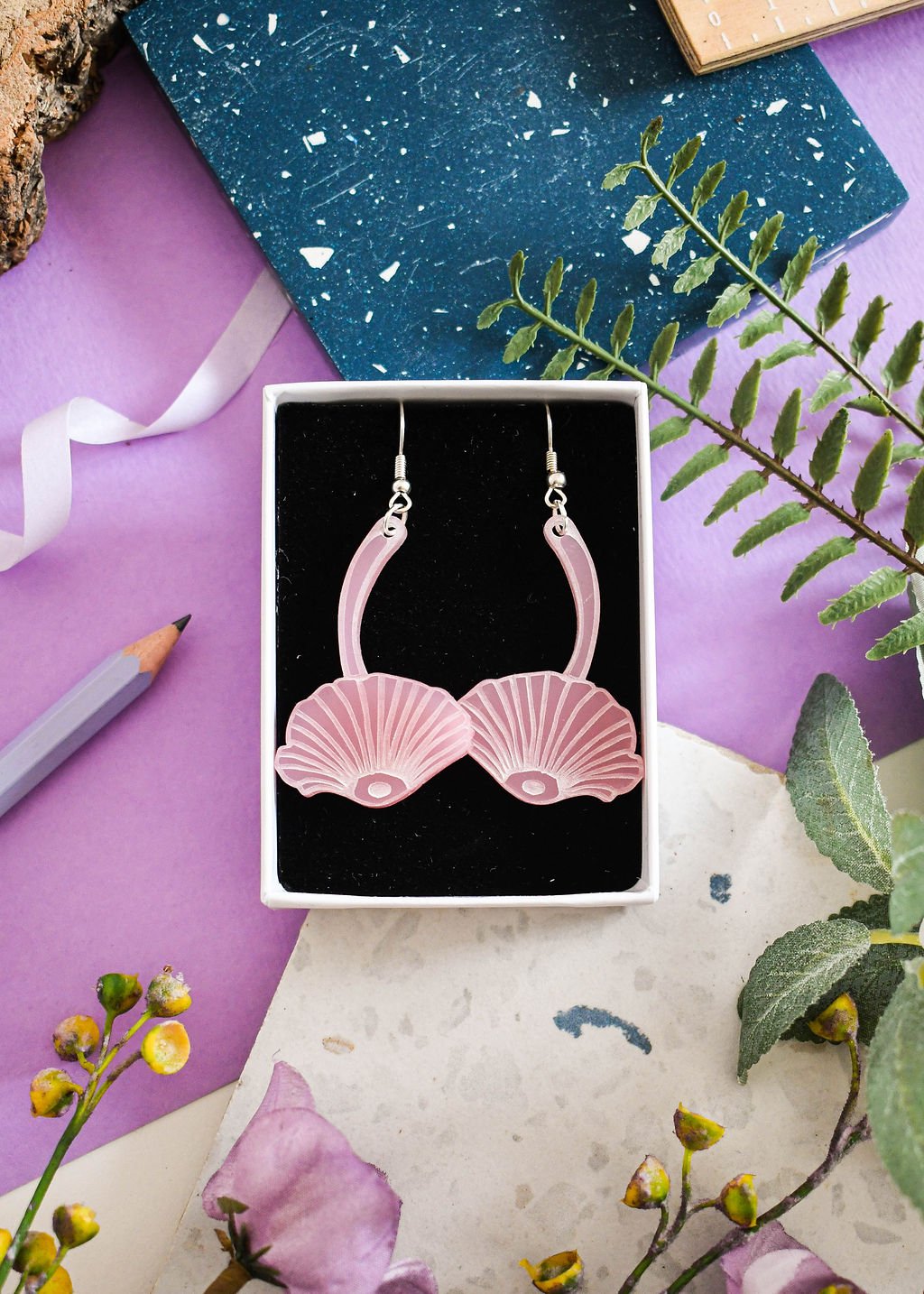 Puck's magic mushroom earrings
