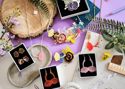 Puck's magic mushroom earrings