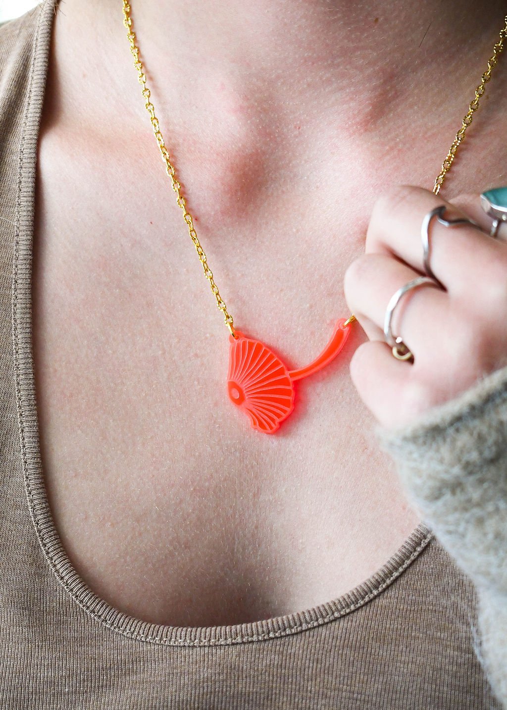 Puck's magic mushroom necklace