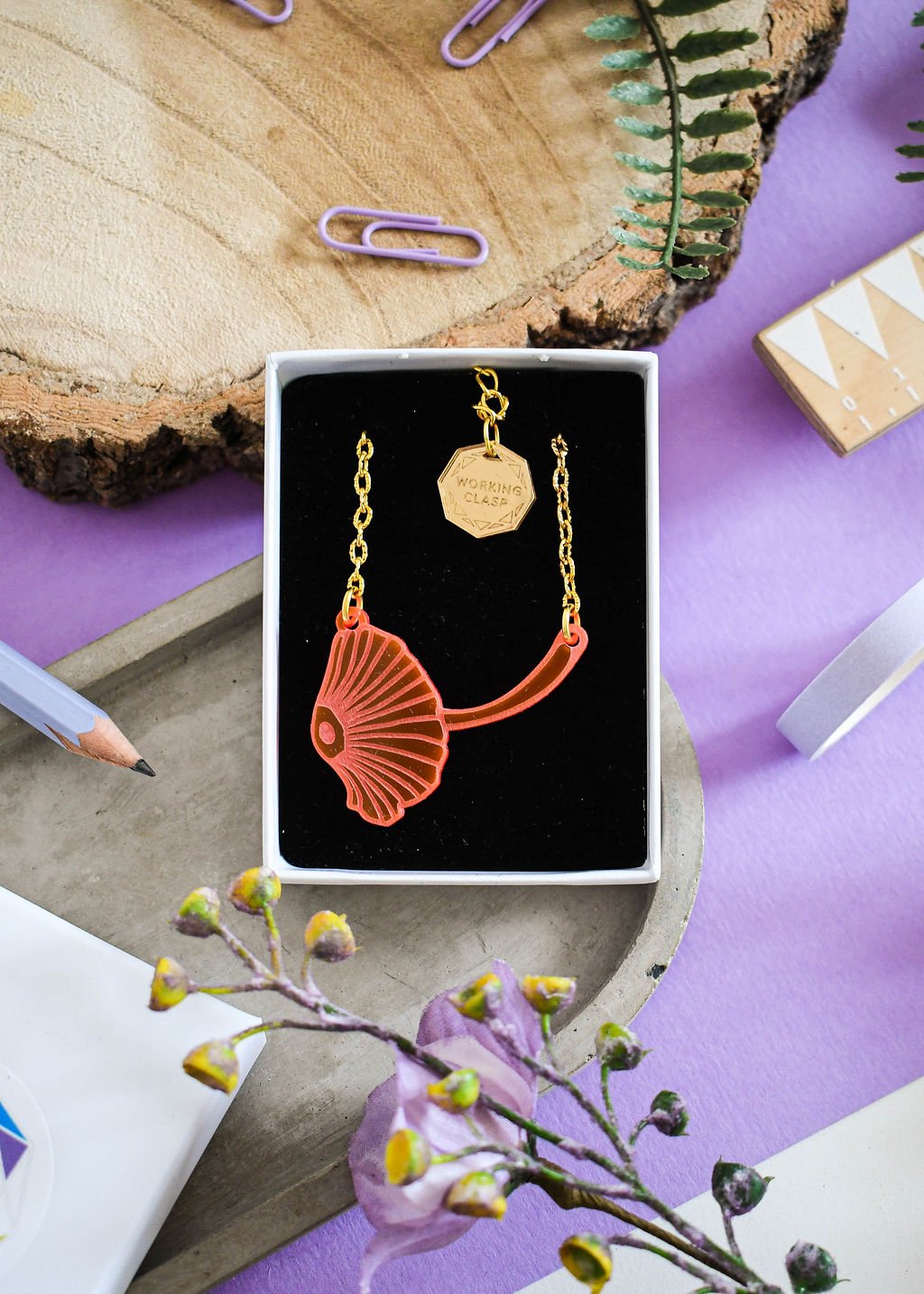 Puck's magic mushroom necklace