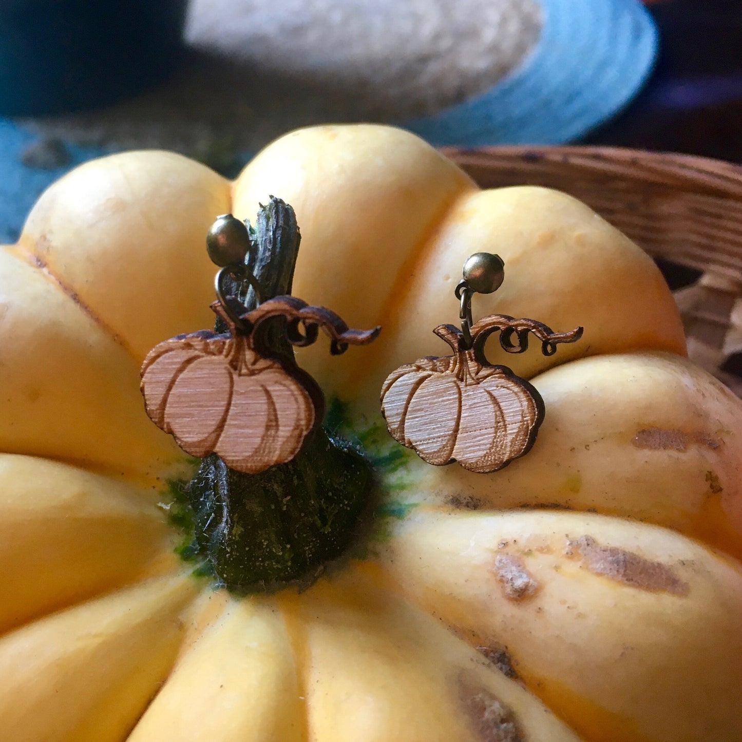 Pumpkin earrings