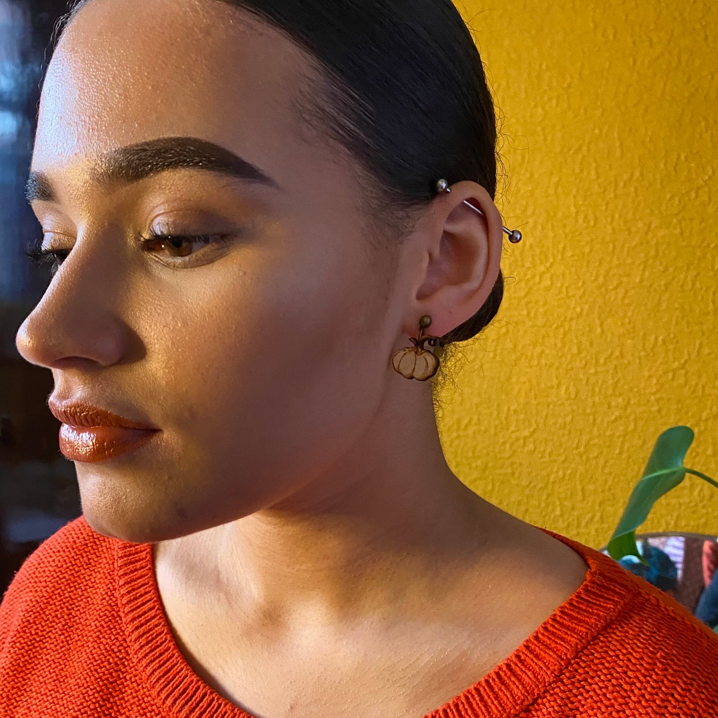 Pumpkin earrings