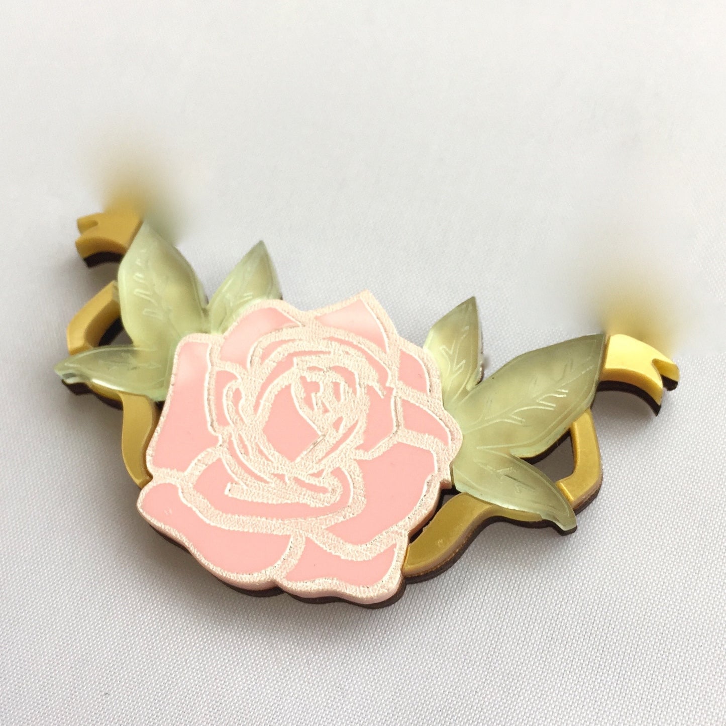 Roses & Ribbons brooch