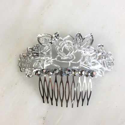 Roses & Ribbons hair comb
