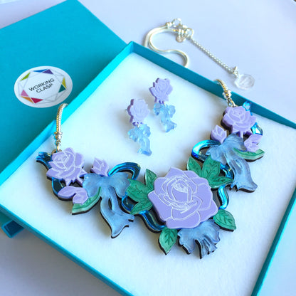Roses & Ribbons necklace