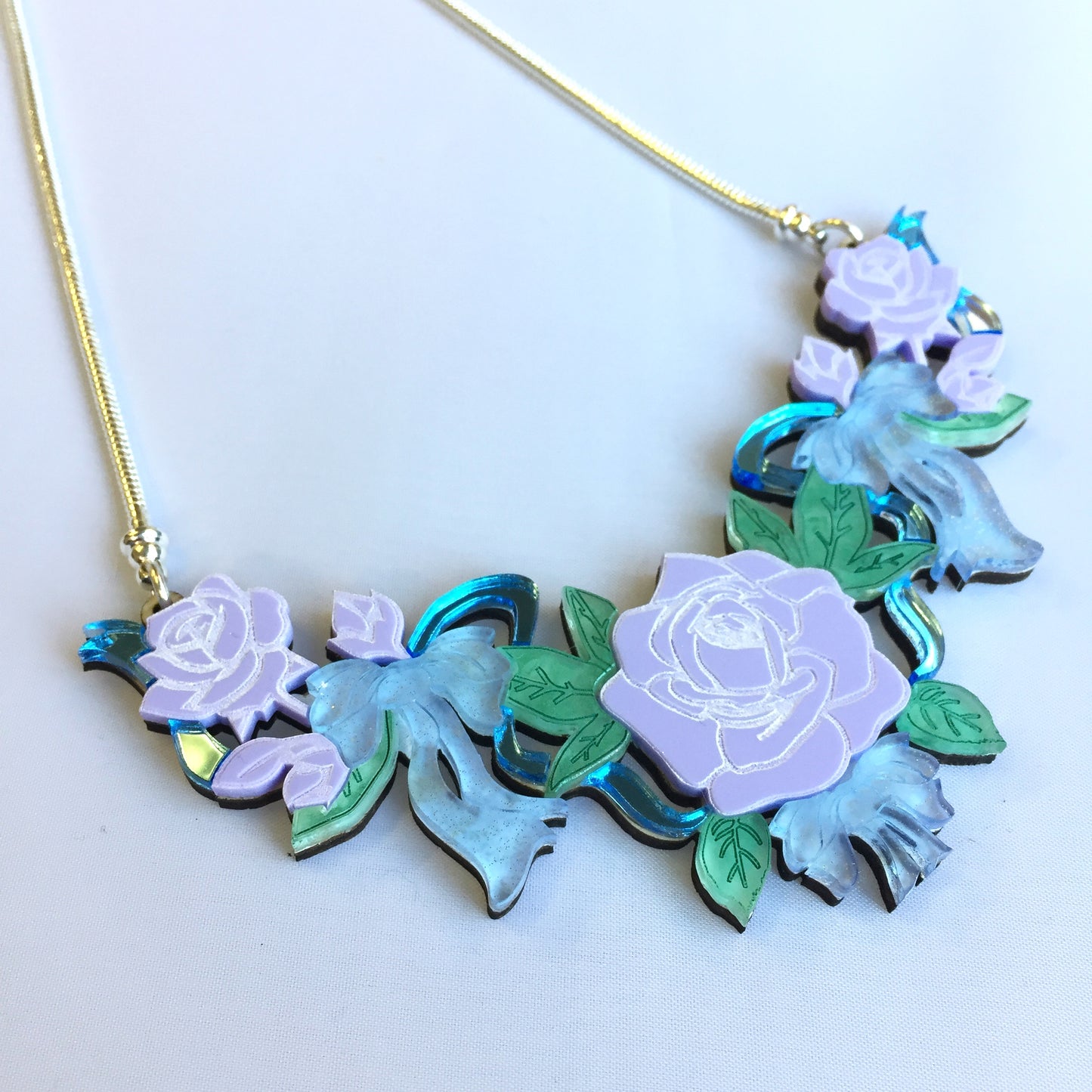 Roses & Ribbons necklace