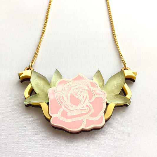 Roses & Ribbons Necklace