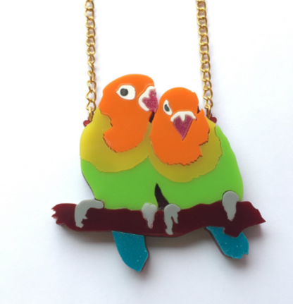Lovebirds necklace