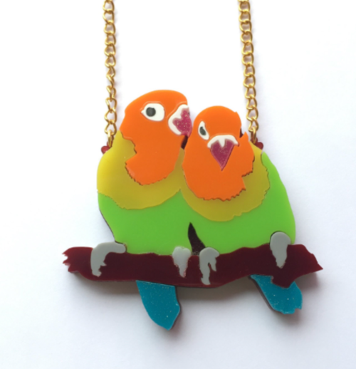 Lovebirds necklace