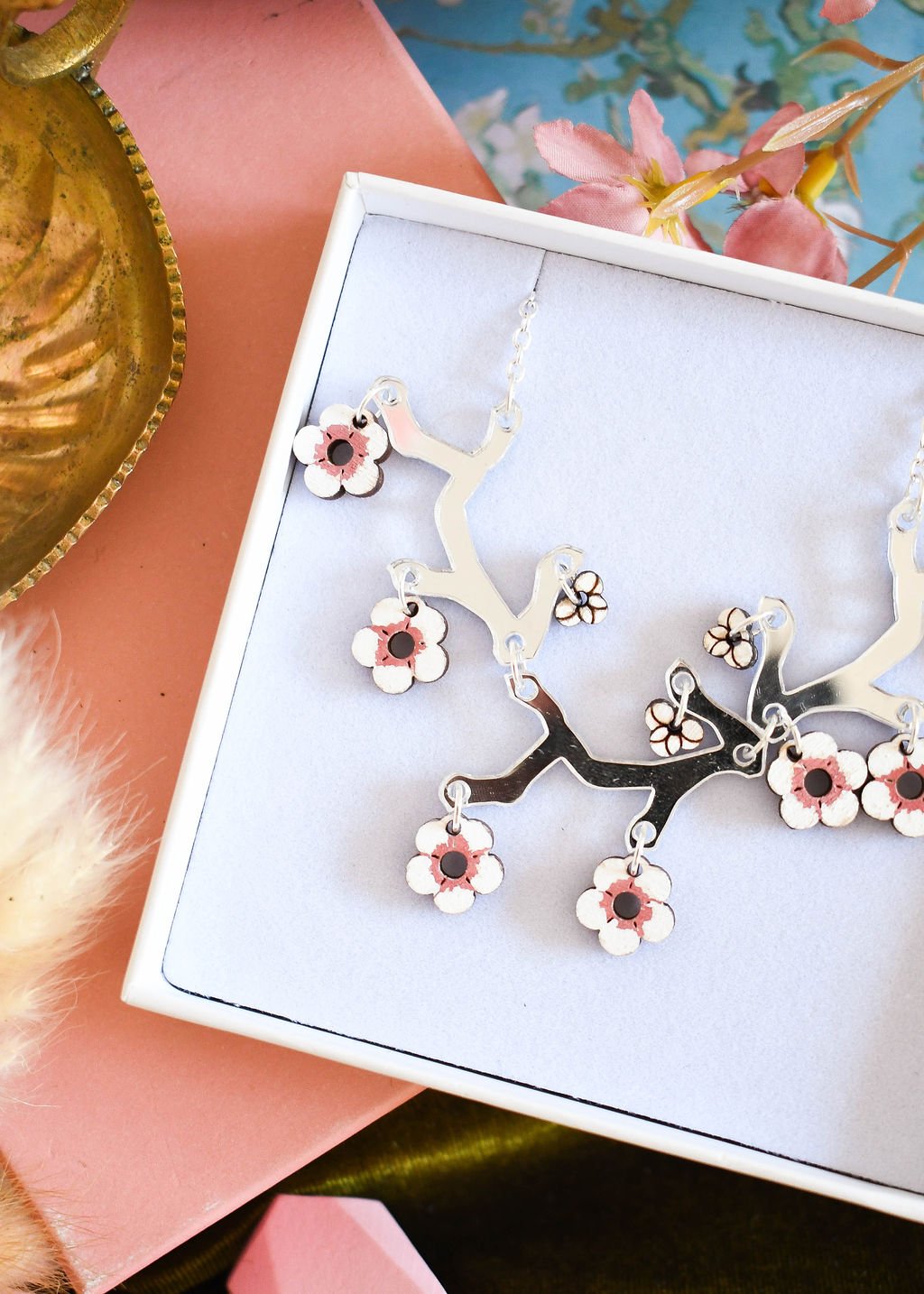 Spring blossom necklace