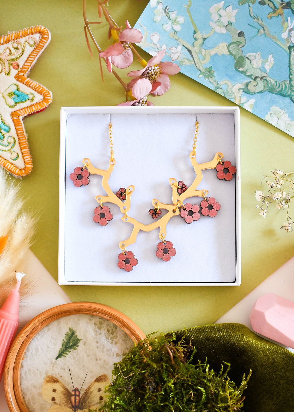 Spring blossom necklace