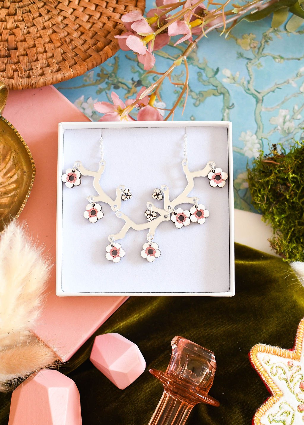 Spring blossom necklace