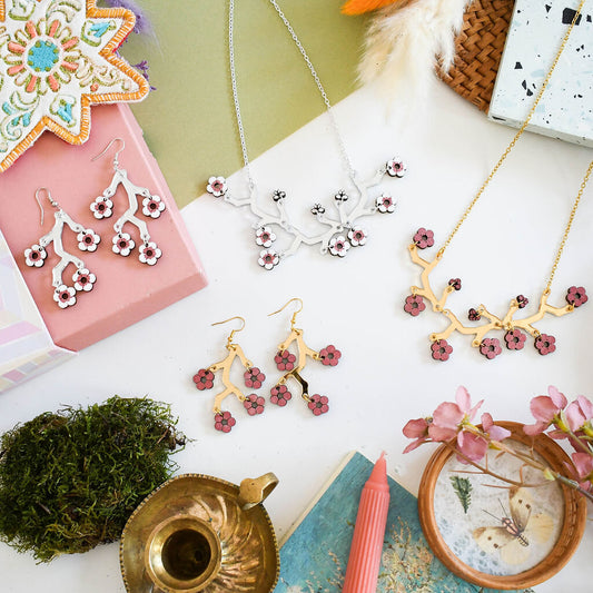 Spring blossom necklace