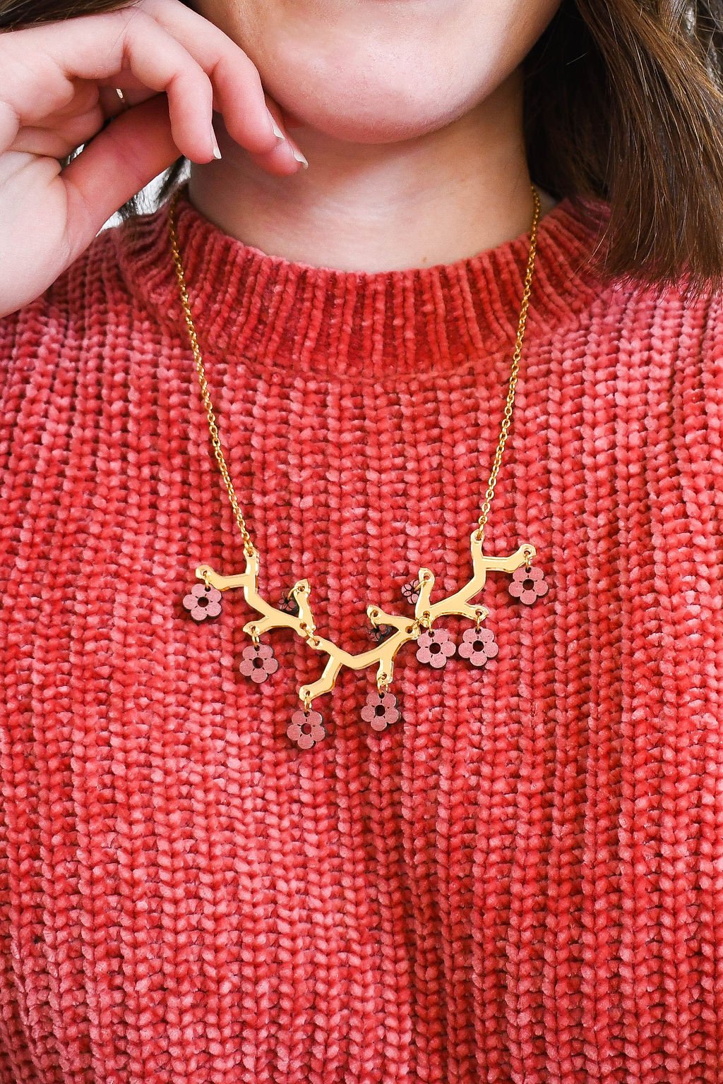 Spring blossom necklace