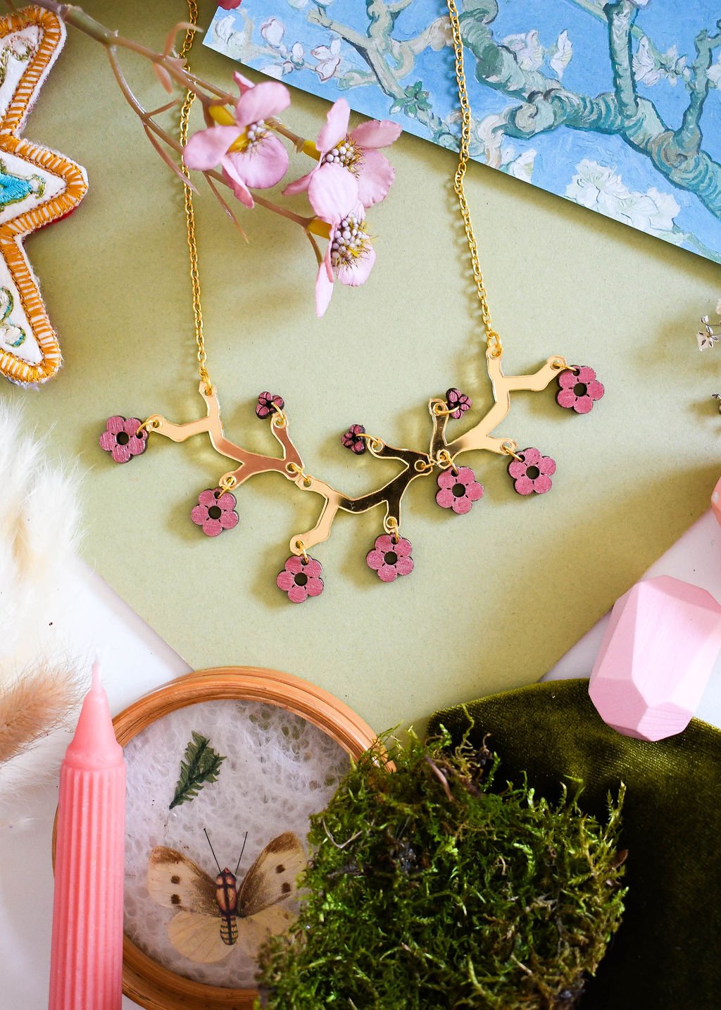 Spring blossom necklace