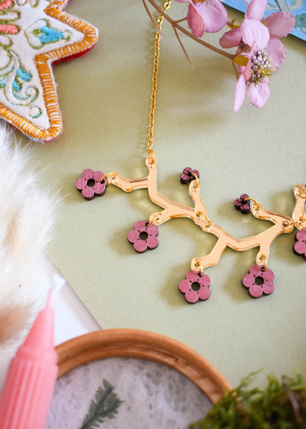 Spring blossom necklace