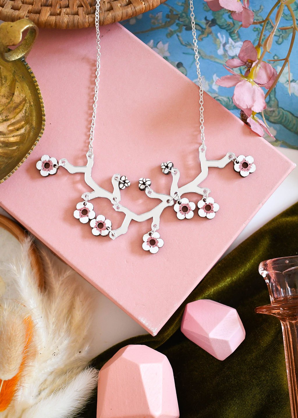 Spring blossom necklace