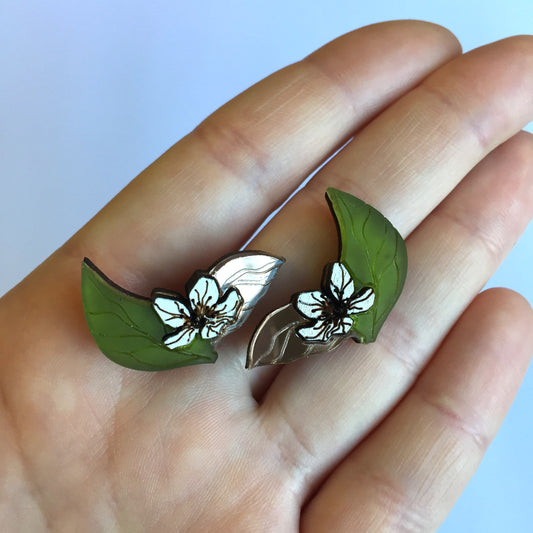 St Clements oranges/Lemons Blossom Earrings
