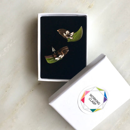 St Clements oranges/Lemons Blossom Earrings