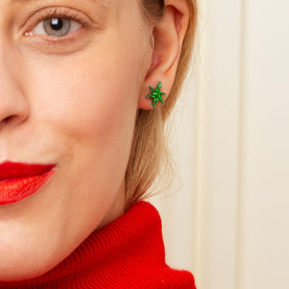 Star stud earrings