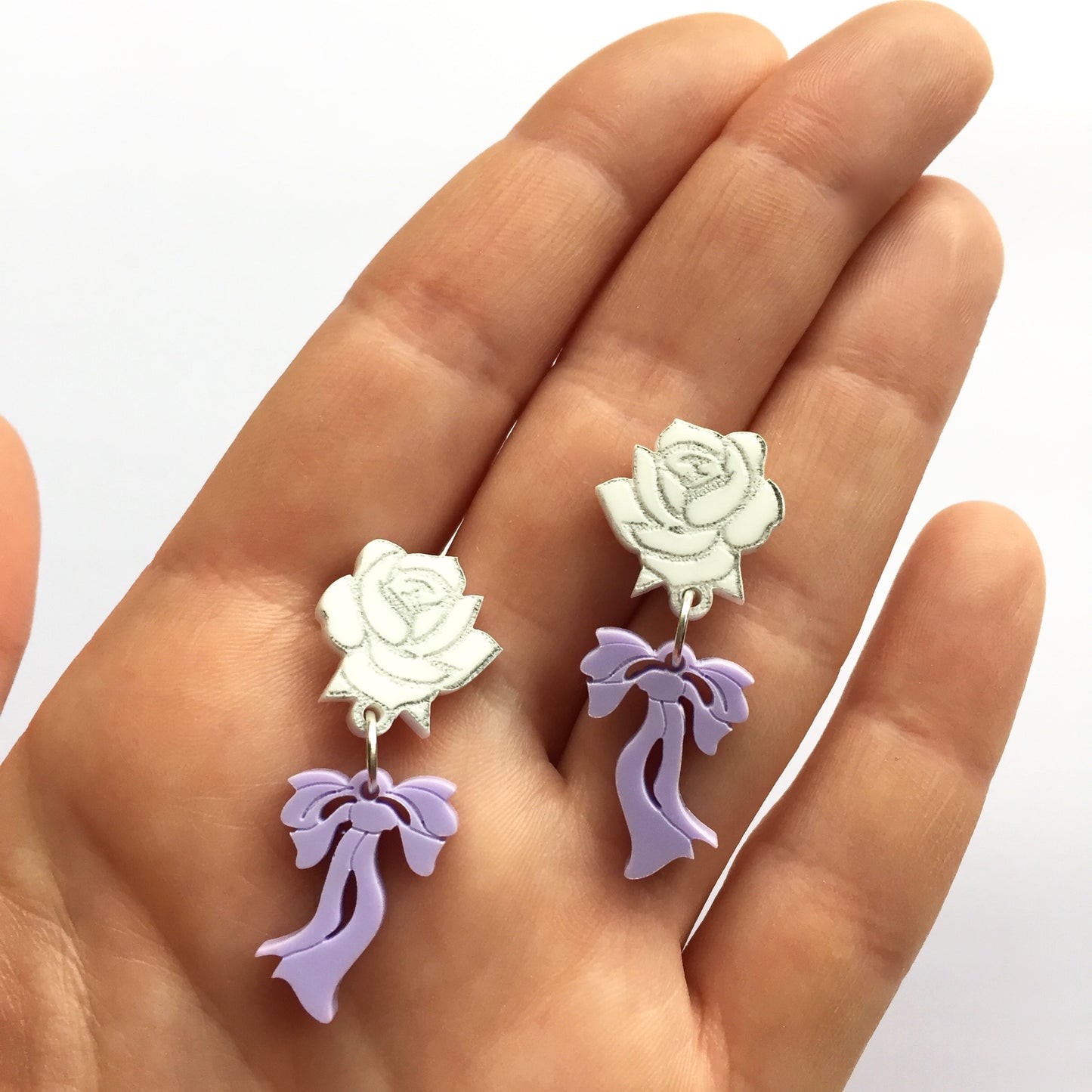 Suffragette edition Roses & Ribbons necklace *LIMITED EDITION*