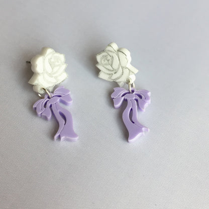Suffragette edition Roses & Ribbons necklace *LIMITED EDITION*