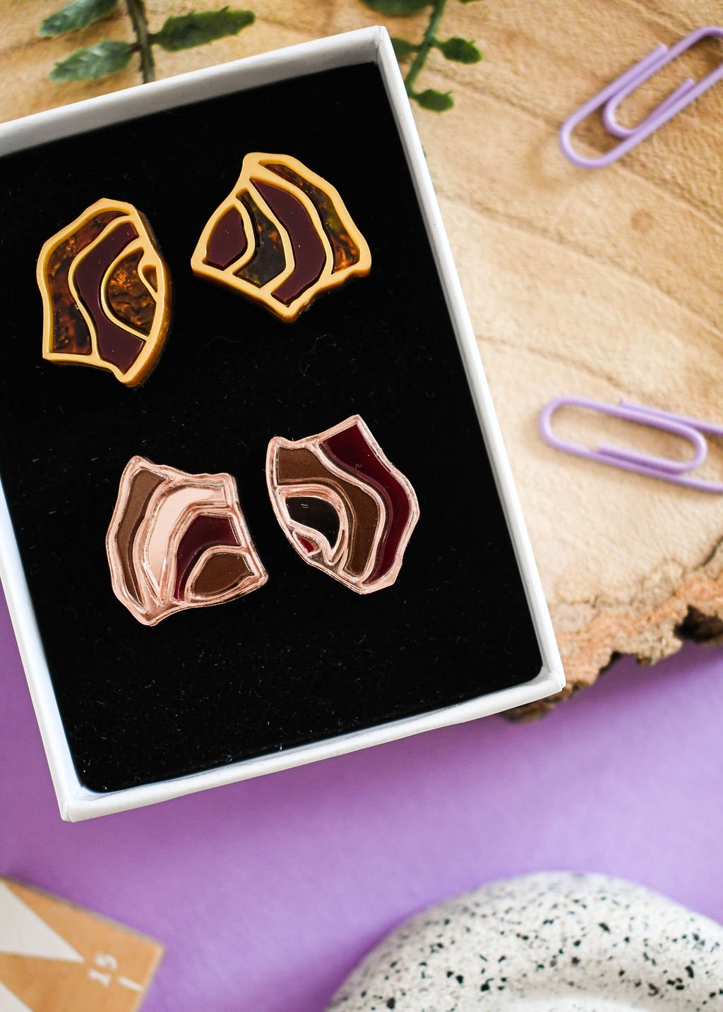 Turkey ‘Tale’ stud earrings