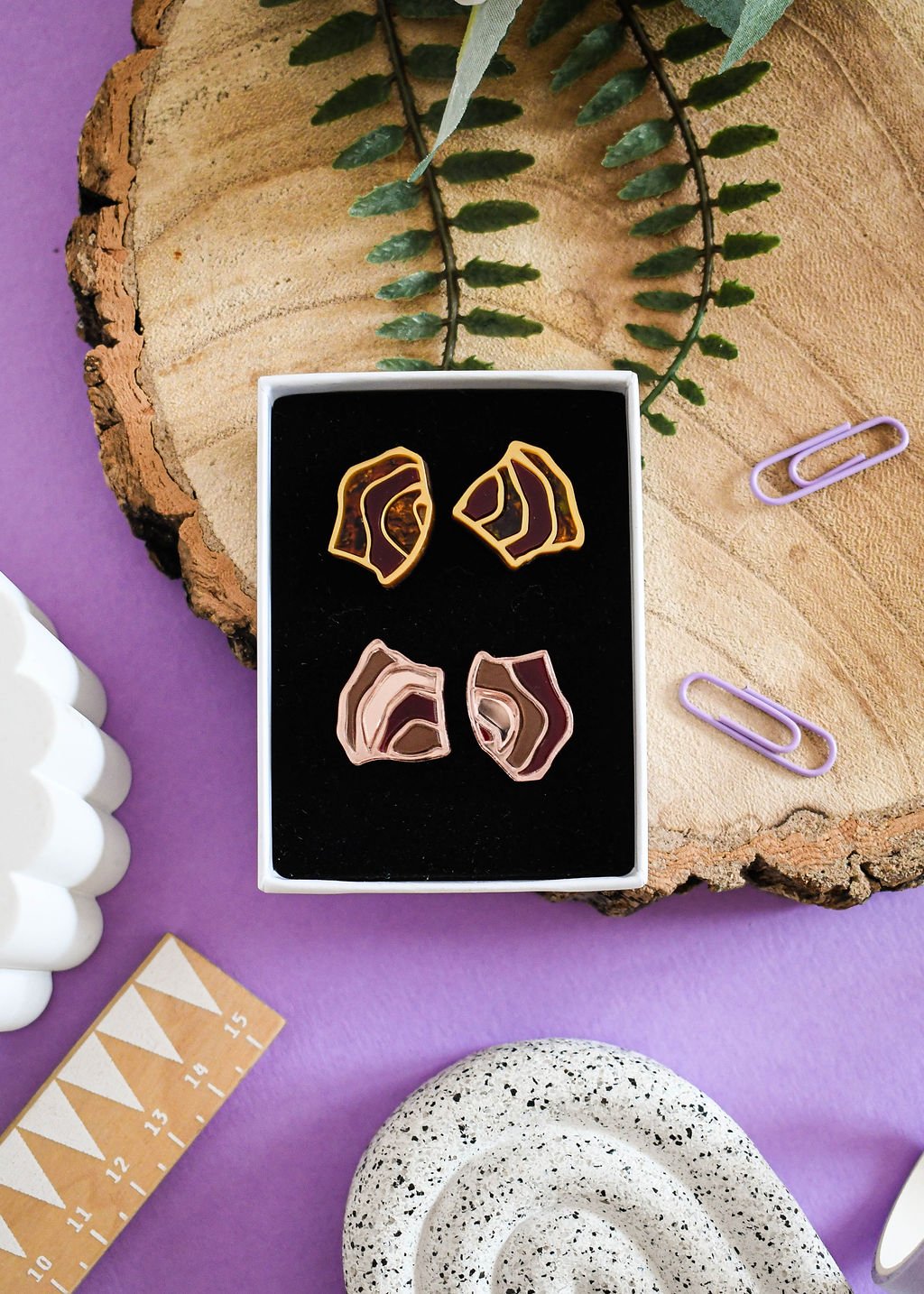Turkey ‘Tale’ stud earrings