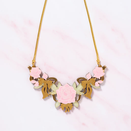 Roses & Ribbons necklace