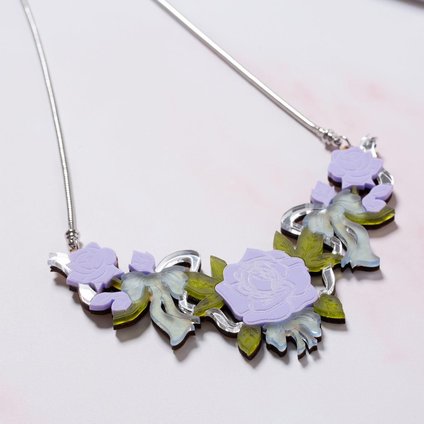Roses & Ribbons necklace