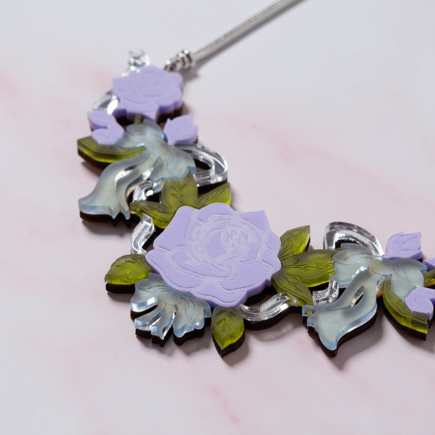 Roses & Ribbons necklace